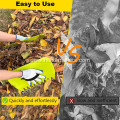 6PCS Lightweight Plastic Leaf Scoops Hand Rakes garden rake Large Leaf Grabbers for Picking Up Leaves Clippings  Grass